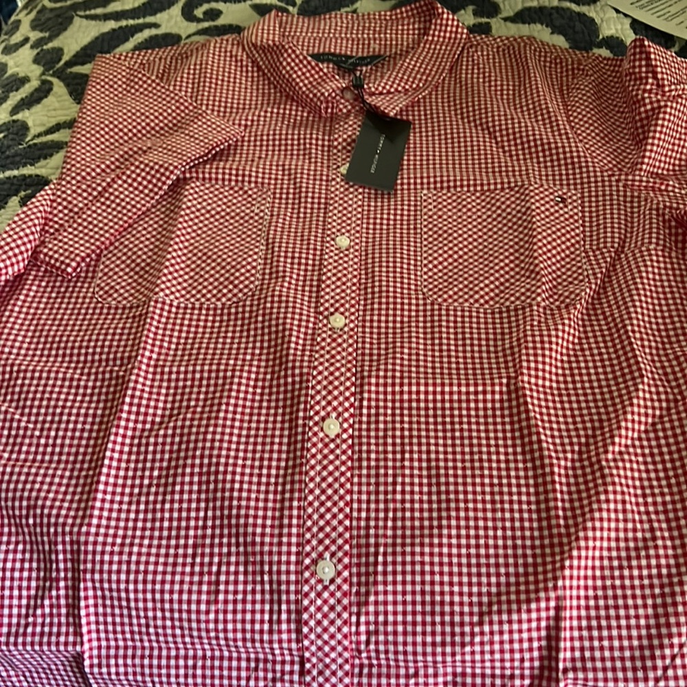 NWT TOMMY HILFGER CAMP SHIRT